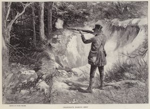 Sir Francis Chantrey tappoi kaksi metsäkurkkua yhdellä laukauksella metsästäessään Holkham Hallissa, Norfolkissa (litho)