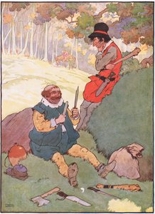 Mutta yksi heistä, kovasydämisempi, vannoi tekevänsä velvollisuutensa , 1930-luku. tekijältä Frank Adams