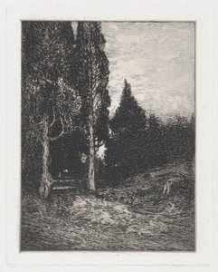 Paisatge, ca. 1880-91. finlandès tekijältä Frank Anderson