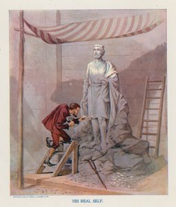 Hänen todellinen minänsä (värilitografia) tekijältä Frank Beard