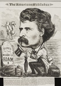 The American Publisher , pub. 1872 (litografia) tekijältä Frank Beard