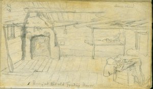 Huone vanhassa kauppatalossa, 1851