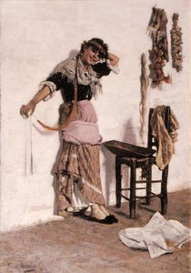 Venetsialainen markkinatyttö