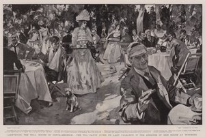 Lady Falkinerin Wynbergin talon pihapiirissä pitämä teekutsu keventää toipumisen tylsiä tunteja