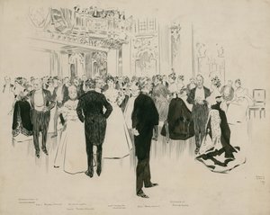 Gordonin muistotanssiaiset Hotel Cecilissä, tanssien välissä tekijältä Frank Craig