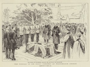 Sir Henry Ponsonbyn hautajaiset Whippinghamin kirkossa