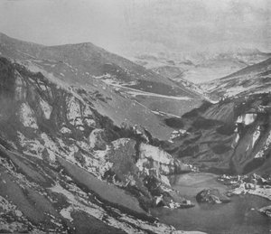 Alph-joen leikkaama jyrkkä kaivo Koettlitzin jäätikön läpi, c1911, 1913