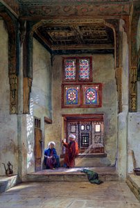 Vastaanottohuone, Memlook Radnau Beys House, Kairo, 1873