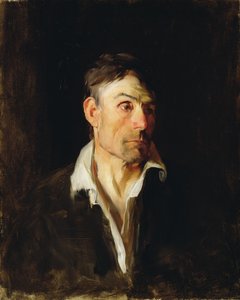 Miehen muotokuva (Richard Creifelds), n. 1876 (öljy kankaalle) tekijältä Frank Duveneck