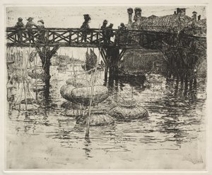 San Pietro in Castello, Venetsia, 1883. tekijältä Frank Duveneck
