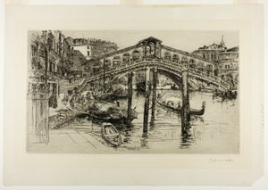Rialto, Venetsia tekijältä Frank Duveneck
