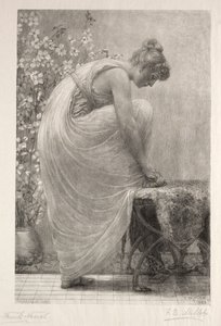 Sandaalin nyöritys, 1886. tekijältä Frank French