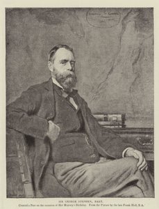 Sir George Stephen, vapaaherra tekijältä Frank Holl