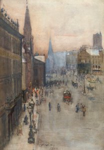 Katunäkymä, 1894 (wc paperilla)