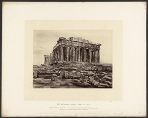 Parthenon, Ateena, lännestä katsottuna