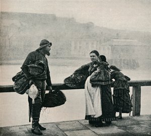 Fisher people, Whitby, c1890 tekijältä Frank Meadow Sutcliffe