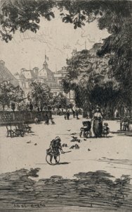 Luxemburgin puutarha, 1915 tekijältä Frank Milton Armington