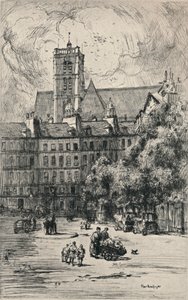 Place Baudoyer, 1915 tekijältä Frank Milton Armington