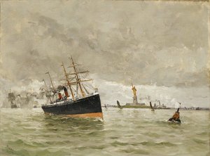 New York: Sisääntulo satamaan, 1887.