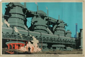 Steel Manufacturing Iso-Britanniassa sarjasta "Empire Buying Makes Busy Factories"