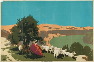 Jordan Valley, sarjasta "Buy Jaffa Oranges" (väri litho)