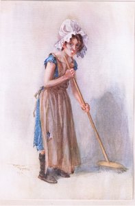 Maaherratar, n.1920 (värilitografia). tekijältä Frank Reynolds