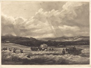 Hayfield Yorkshiressa, 1904. tekijältä Frank Short