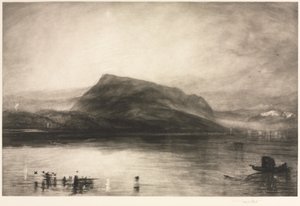 Rigi-vuori aamunkoitteessa, 1910.