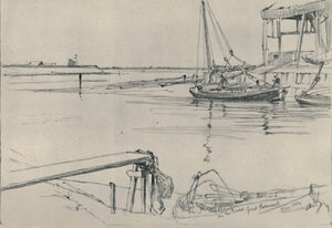 On the Bure, Great Yarmouth, 1894, 1919 tekijältä Frank Short