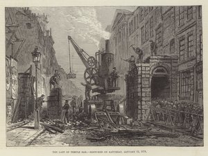 The Last of Temple Bar, luonnosteltu lauantaina 12. tammikuuta 1878 tekijältä Frank Watkins