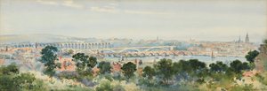 Berwick on Tweed (akvarelli) tekijältä Frank Watson Wood