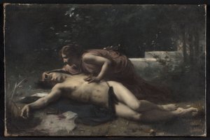 Pyramus ja Thisbe, n. 1875 (öljy kankaalle)