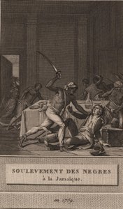Mustien orjien kapina Jamaikalla 1760, 1800. tekijältä François Anne David