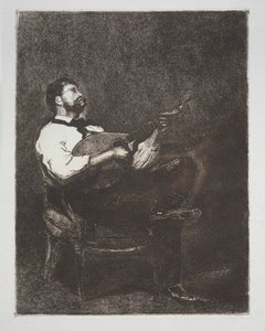 Kitaristi, 1861. tekijältä François Bonvin