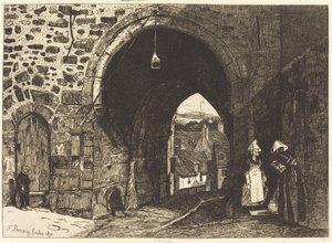 Porte de St Malo Dinanissa tekijältä François Bonvin
