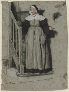 Pääsykirje, Luostarin sisustus, n. 1867. tekijältä François Bonvin