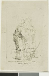 Huonosti pukeutunut talonpoika tekijältä François Boucher