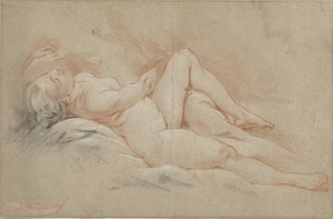 Makaava nainen alaston tekijältä François Boucher