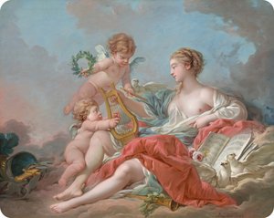 Musiikin allegoria tekijältä François Boucher