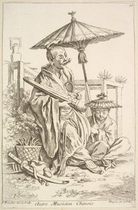Toinen kiinalainen muusikko, 1738-45. tekijältä François Boucher