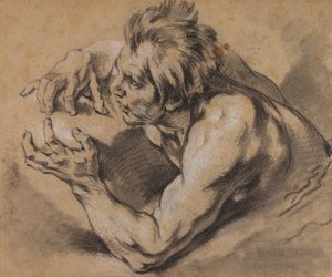 Boucher - Tutkimus Tritonista, 1748-53 tekijältä François Boucher