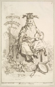 Kiinalainen muusikko, 1738-45. tekijältä François Boucher