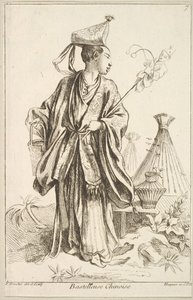 Kiinalainen esiintyjä, 1738-45. tekijältä François Boucher