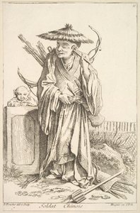 Kiinalainen sotilas, 1738-45. tekijältä François Boucher