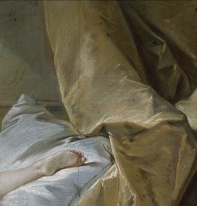 Jalkatutkimus blondille Odalisquelle, n. 1751. tekijältä François Boucher