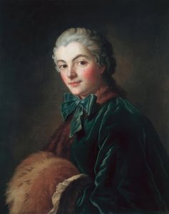 Jeune femme au manchon tekijältä François Boucher