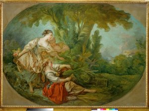 L’appeau, dit L’oiseau pris dans les filets tekijältä François Boucher