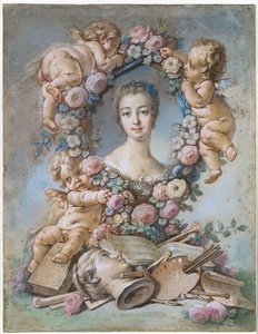 Madame de Pompadour tekijältä François Boucher