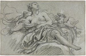 Venus ja Cupid tekijältä François Boucher