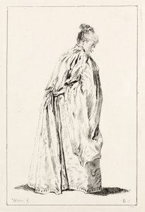 Nainen seisomassa. tekijältä François Boucher